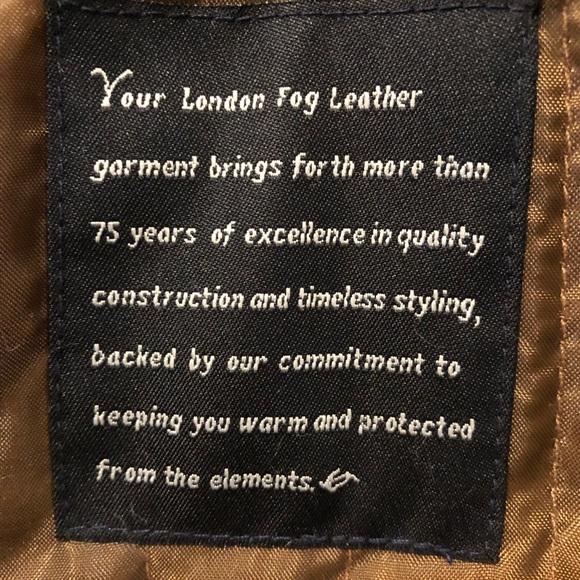 London Fog Men’s Suede Leather Jacket - Picture 6 of 7